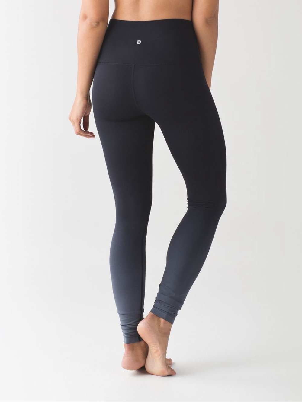 lululemon athletica Black to Dark Gray Ombre High-Waist Leggings